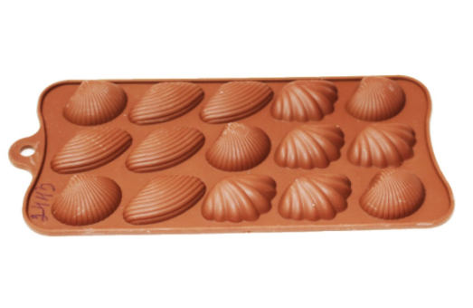 Форма силиконовая для шокол. ракушки 2443 (Н)