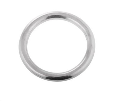Кольцо паяное никелированное внутр. диаметр 3см (ЕЛ)