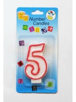 Свечи для торта цифра 5