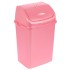 Ведро для мусора  "Камелия" №1  4л. розовый (20шт/уп)(Росспласт)