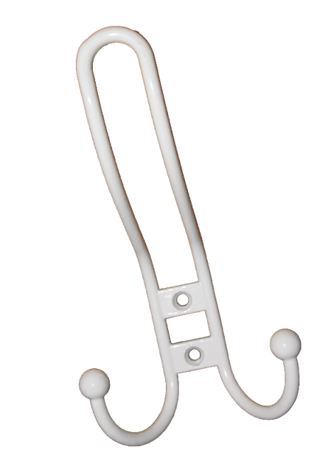 Крючок-вешалка №12 пол.белый (30) (М)