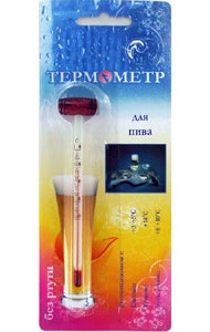 Термометр для пива ТБС-1 в блистере