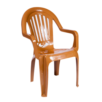 Кресло пластиковое Кинг (желтый)