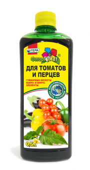 ФлорГумат "Для томатов, перцев, баклажанов" 0,5л (12шт)