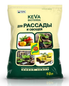 KEVA BIOTERRA для Рассады и Овощей 10л (8шт)