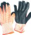 Перчатки нейлоновые облитые "Оранж. полоса"(12пар)