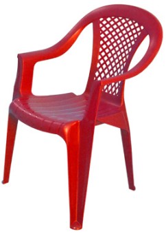 Кресло пластиковое Фабио (красный)